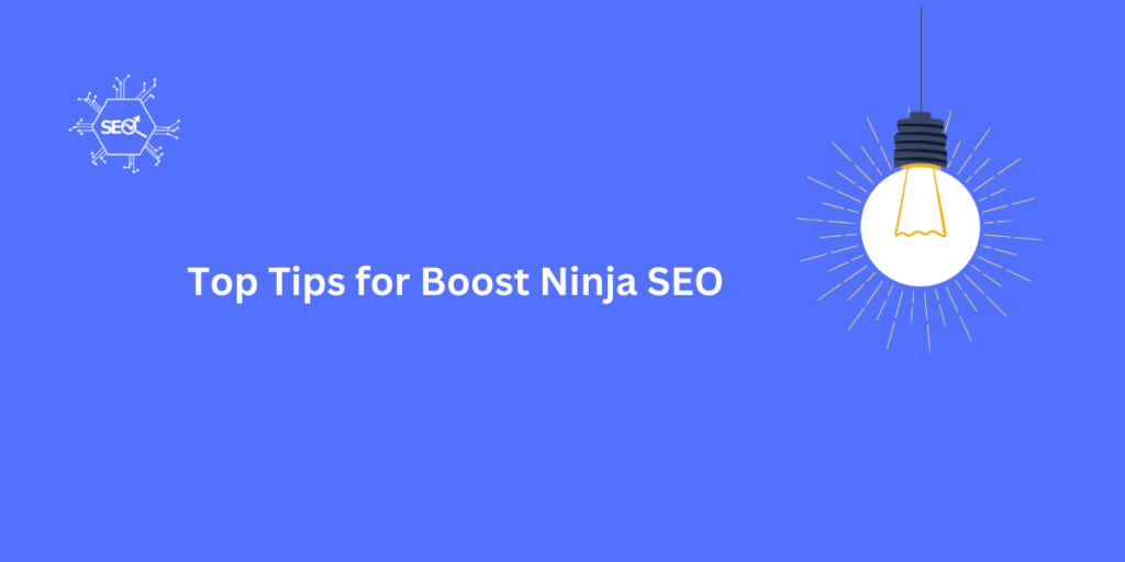 SEO expert sharing top tips for boosting website rankings like a ninja