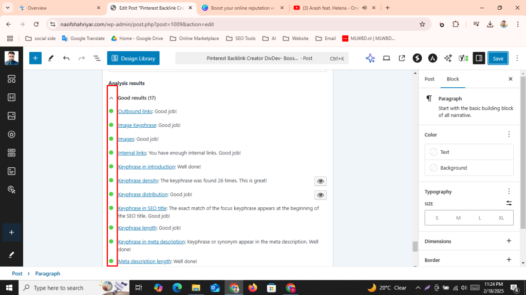 On Page SEO